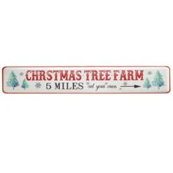 47 In. Vintage Tree Farm Wall Sign