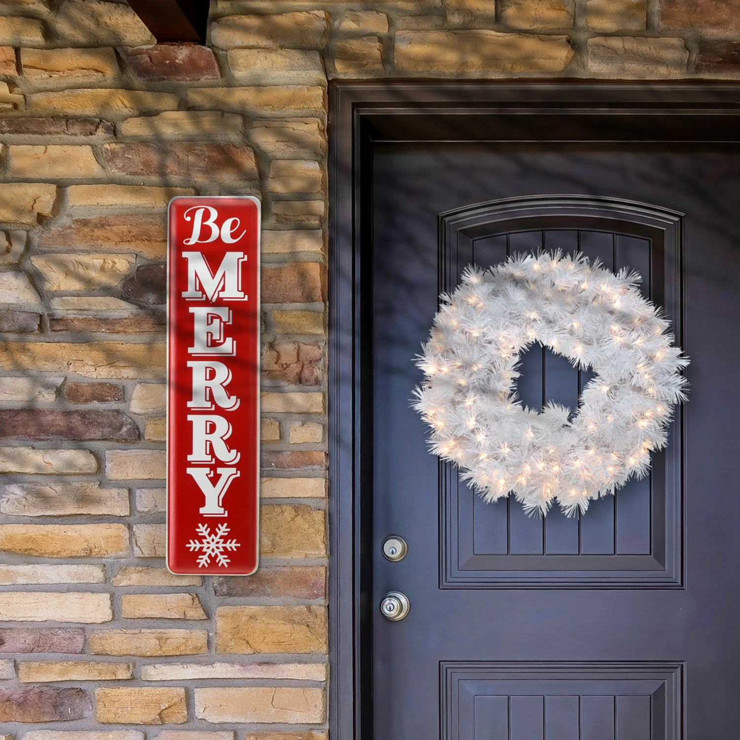 31 In. Be Merry Holiday Wall Sign 2 31 In. Be Merry Holiday Wall Sign - Image 2