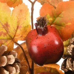 30 In. 2-Piece Fall Door Corners With Maple Leaves, Pine Cones, Pomegranates, Berry Clusters 10 30 In. 2-Piece Fall Door Corners With Maple Leaves, Pine Cones, Pomegranates, Berry Clusters -Christmas Trees Sales RAHV DK060926A2 4