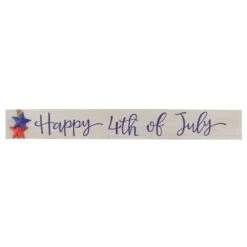 19 In. Patriotic Happy 4th Of July Table Decoration