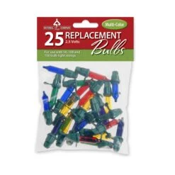 2.5 Volts 25-Pack Multicolor Incandescent Replacement Bulbs