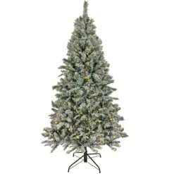 6.5 Ft. Pre-Lit Snowy Harwich Hinged Tree With PowerConnect Warm White LED Lights 10 6.5 Ft. Pre-Lit Snowy Harwich Hinged Tree With PowerConnect Warm White LED Lights -Christmas Trees Sales SHW7 W07 65 1d5ec176 c048 4b94 9457 a199681e1d64