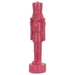 18 In. HGTV Home Collection Nutcracker Christmas Decor, Pink