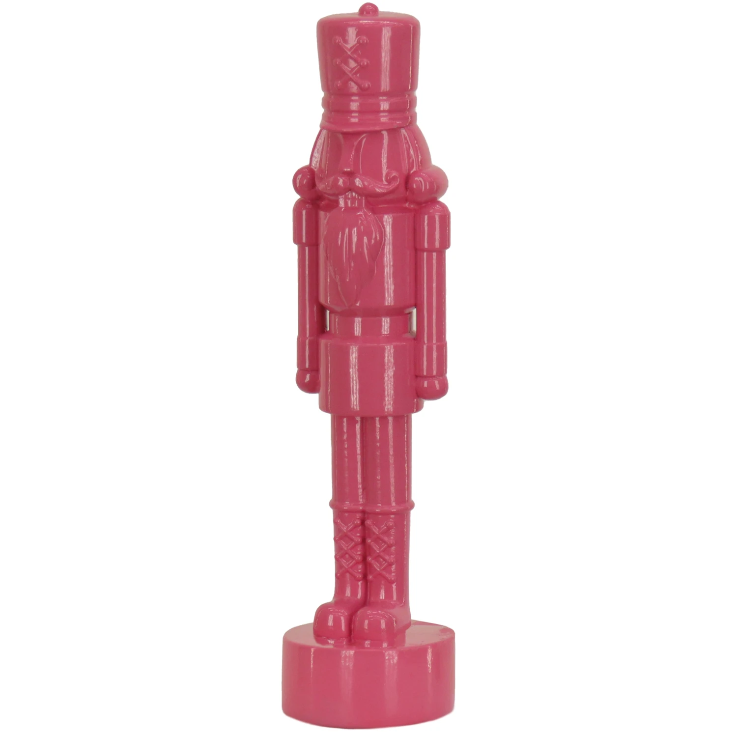 24 In. HGTV Home Collection Nutcracker Christmas Decor, Pink 1 24 In. HGTV Home Collection Nutcracker Christmas Decor, Pink