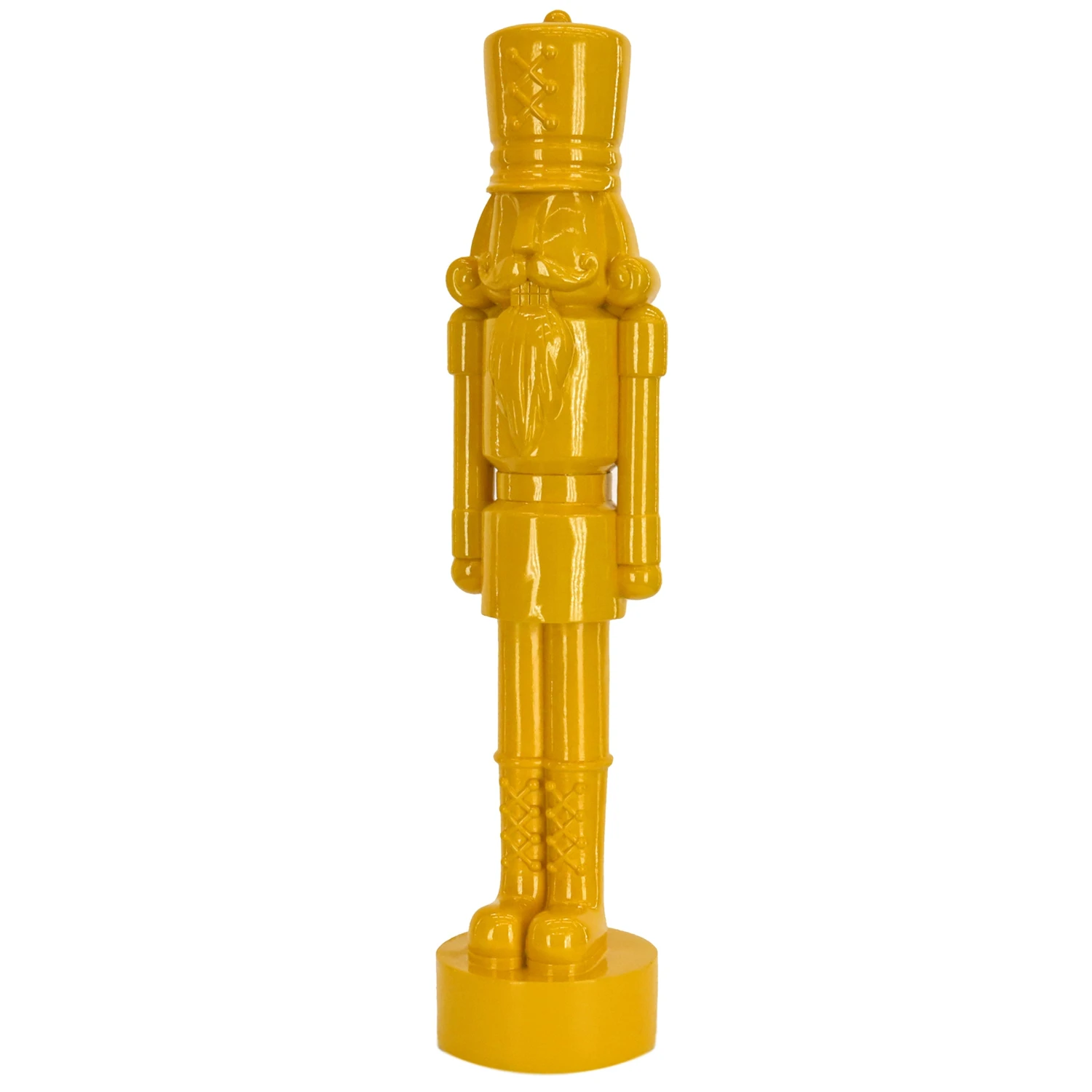 24 In. HGTV Home Collection Nutcracker Christmas Decor, Yellow 1 24 In. HGTV Home Collection Nutcracker Christmas Decor, Yellow