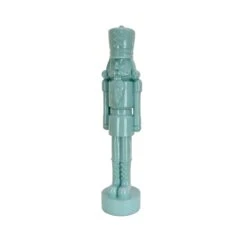 12 In. HGTV Home Collection Nutcracker Christmas Decor, Icy Blue