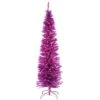 6 Ft. Pre-Lit Tinsel Collection Pink Tree With Clear Lights