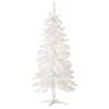 4 Ft. Pre-Lit Tinsel Collection White Iridescent Tree With Clear Lights