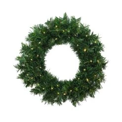 Pre-Lit Warm Welcome Assortment Set Of 2 Entrance Trees, 1 Wreath 12 Pre-Lit Warm Welcome Assortment Set Of 2 Entrance Trees, 1 Wreath -Christmas Trees Sales WB55 ASST 1 6