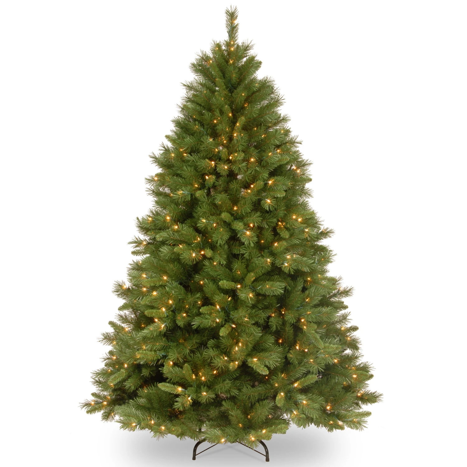 6.5 Ft. Pre-Lit Winchester Pine Tree With Clear Lights 1 6.5 Ft. Pre-Lit Winchester Pine Tree With Clear Lights