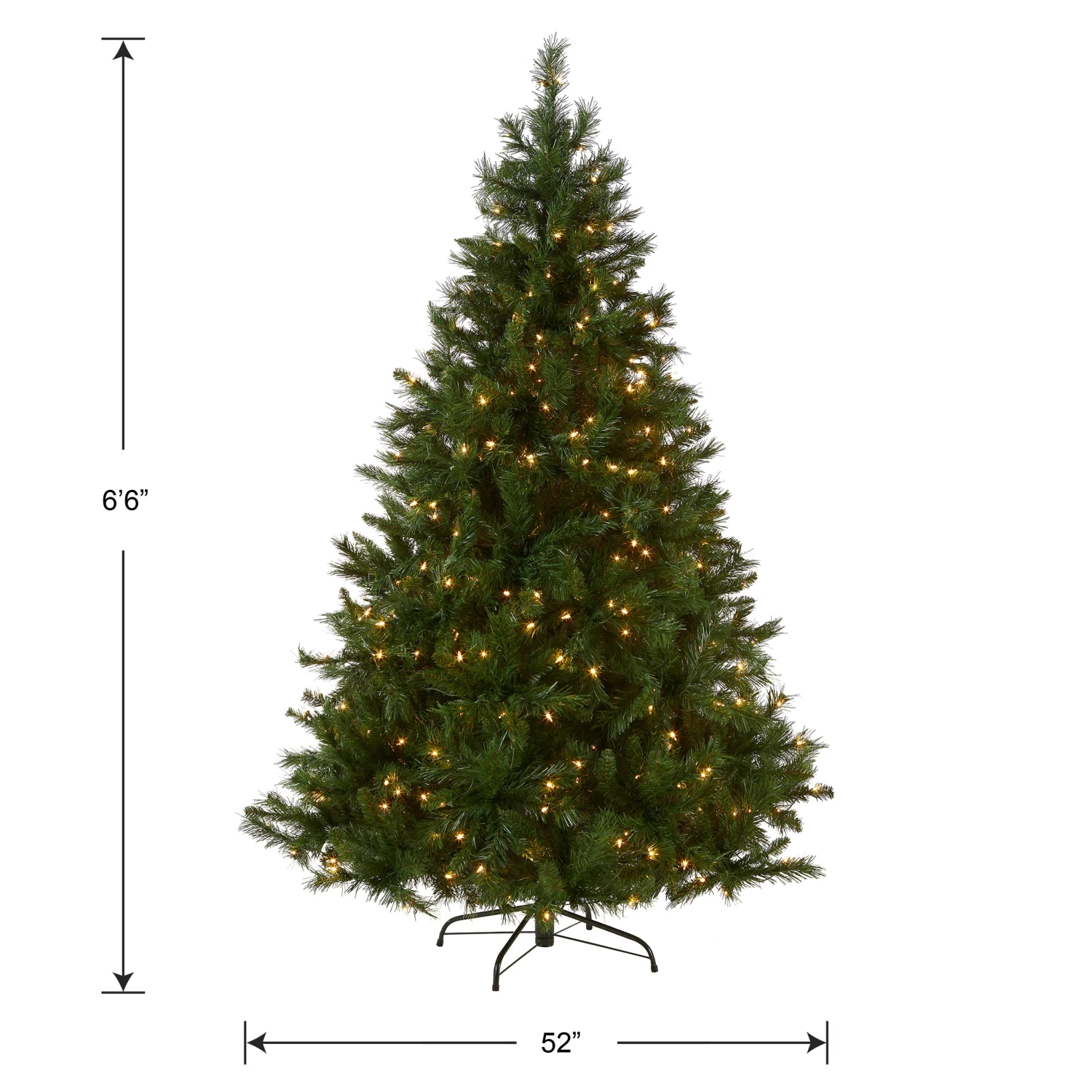 6.5 Ft. Pre-Lit Winchester Pine Tree With Clear Lights 5 6.5 Ft. Pre-Lit Winchester Pine Tree With Clear Lights - Image 5