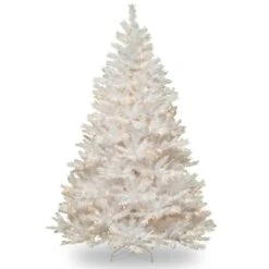 7 Ft. Pre-Lit Winchester Pine White Tree With Clear Lights