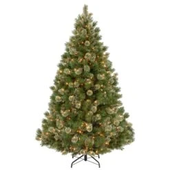 7.5 Ft. Pre-Lit Wispy Willow Grande Medium Tree With Clear Lights -Christmas Trees Sales WOG1 308 75
