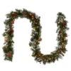 9 Ft. Pre-Lit Wintry Pine Garland With Clear Lights, Plug-In