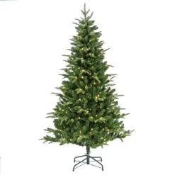 6 Ft. Pre-Lit Whatcom Pine Tree With LED Lights