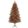 7.5 Ft. Pre-Lit Christmas Rose Gold Metallic Tree