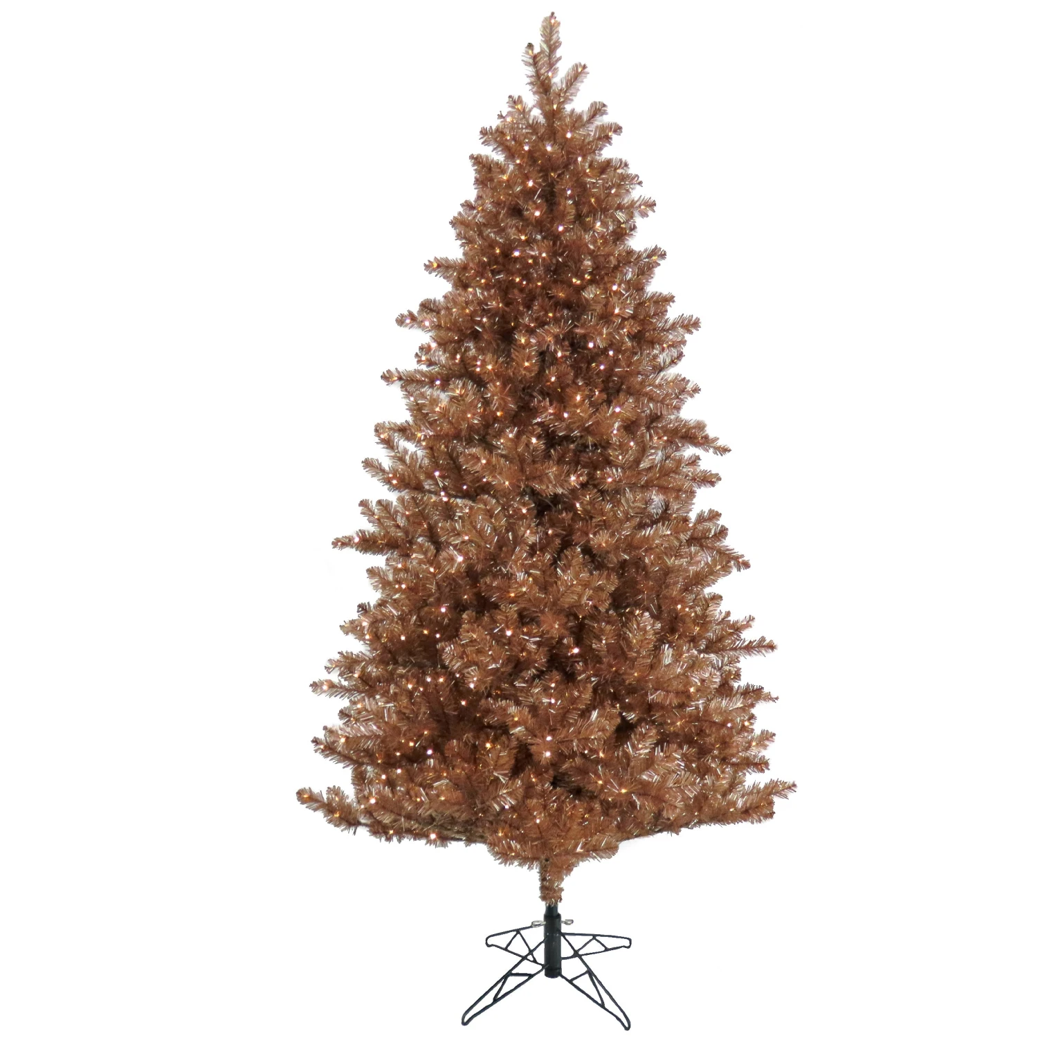 7.5 Ft. Pre-Lit Christmas Rose Gold Metallic Tree 1 7.5 Ft. Pre-Lit Christmas Rose Gold Metallic Tree