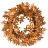 24 In. Fall Wreath With Acorns, Oak Leaves