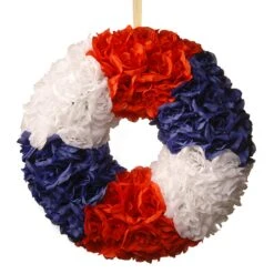 18 In. Patriotic Rose Wreath