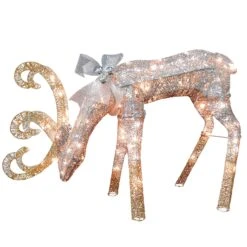 28 In. Reindeer Decoration With LED Lights
