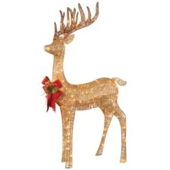 48 In. Pre-lit Standing Reindeer