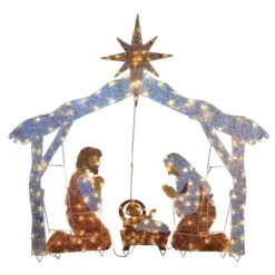 72 In. Nativity Scene With White LED Lights 12 72 In. Nativity Scene With White LED Lights -Christmas Trees Sales website images 10 0002s 0006 DF 250001U ver2