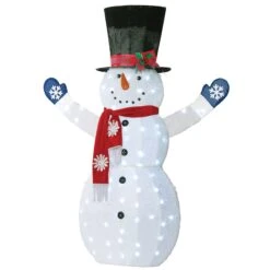 72 In. Snowman Decoration With White LED Lights 10 72 In. Snowman Decoration With White LED Lights -Christmas Trees Sales website images 10 0002s 0008 DF 18090001T