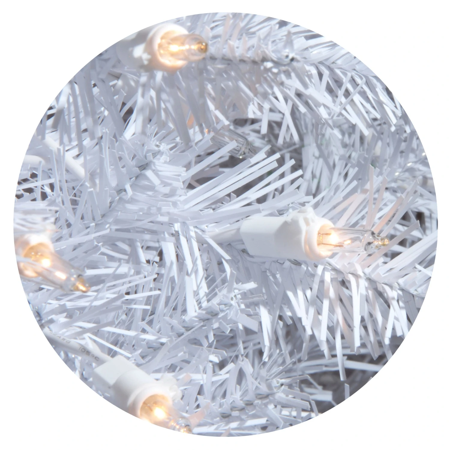 7.5 Ft. Pre-Lit Dunhill Fir White Tree With Clear Lights 9 7.5 Ft. Pre-Lit Dunhill Fir White Tree With Clear Lights - Image 9