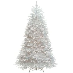 7.5 Ft. Pre-Lit Dunhill Fir White Tree With Clear Lights 16 7.5 Ft. Pre-Lit Dunhill Fir White Tree With Clear Lights -Christmas Trees Sales website images 1 0001s 0007s 0001 DUWH 75LO