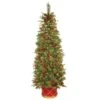 6 Ft. Pre-Lit Colonial Collection Slim Tree With Clear Lights