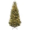 7.5 Ft. Pre-Lit Natural Fraser Fir Slim Tree With Clear Lights