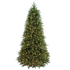 7.5 Ft. Pre-Lit Jersey Fraser Fir Slim Tree With Clear Lights