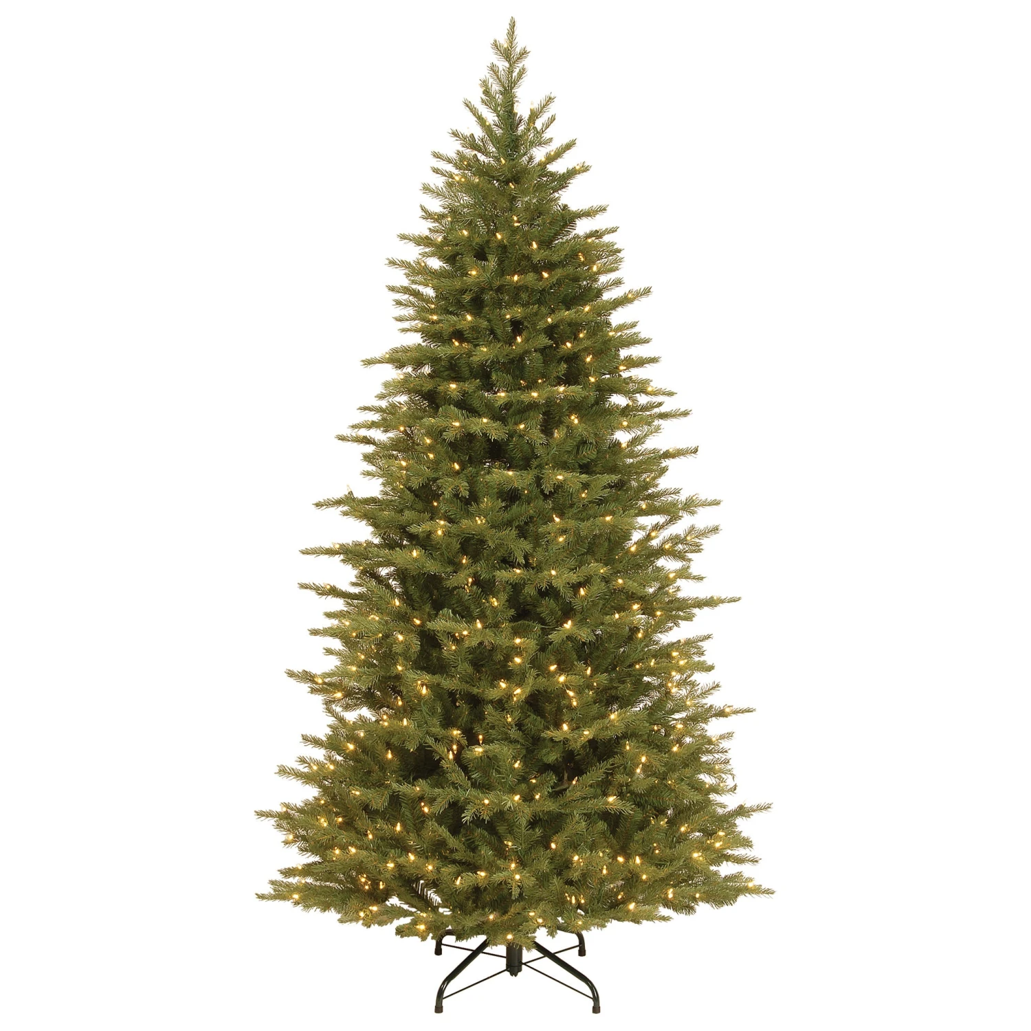 7.5 Ft. Pre-Lit Nordic Spruce Slim Tree With Clear Lights 7 7.5 Ft. Pre-Lit Nordic Spruce Slim Tree With Clear Lights - Image 7