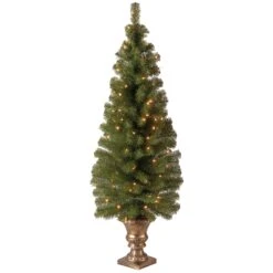 4 Ft. Pre-Lit Montclair Spruce Tree With Clear Lights