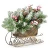 10 In. Dunhill Fir Sleigh Centerpiece